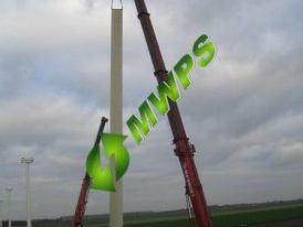 TUBULAR STEEL Wind Turbine Towers – 45m -For Sale